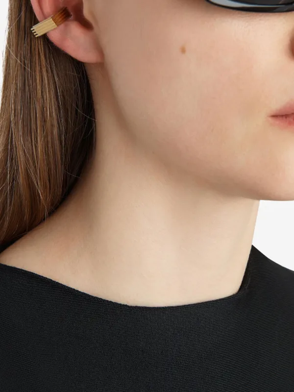 Khaite Empire Ear Cuffs in Gold