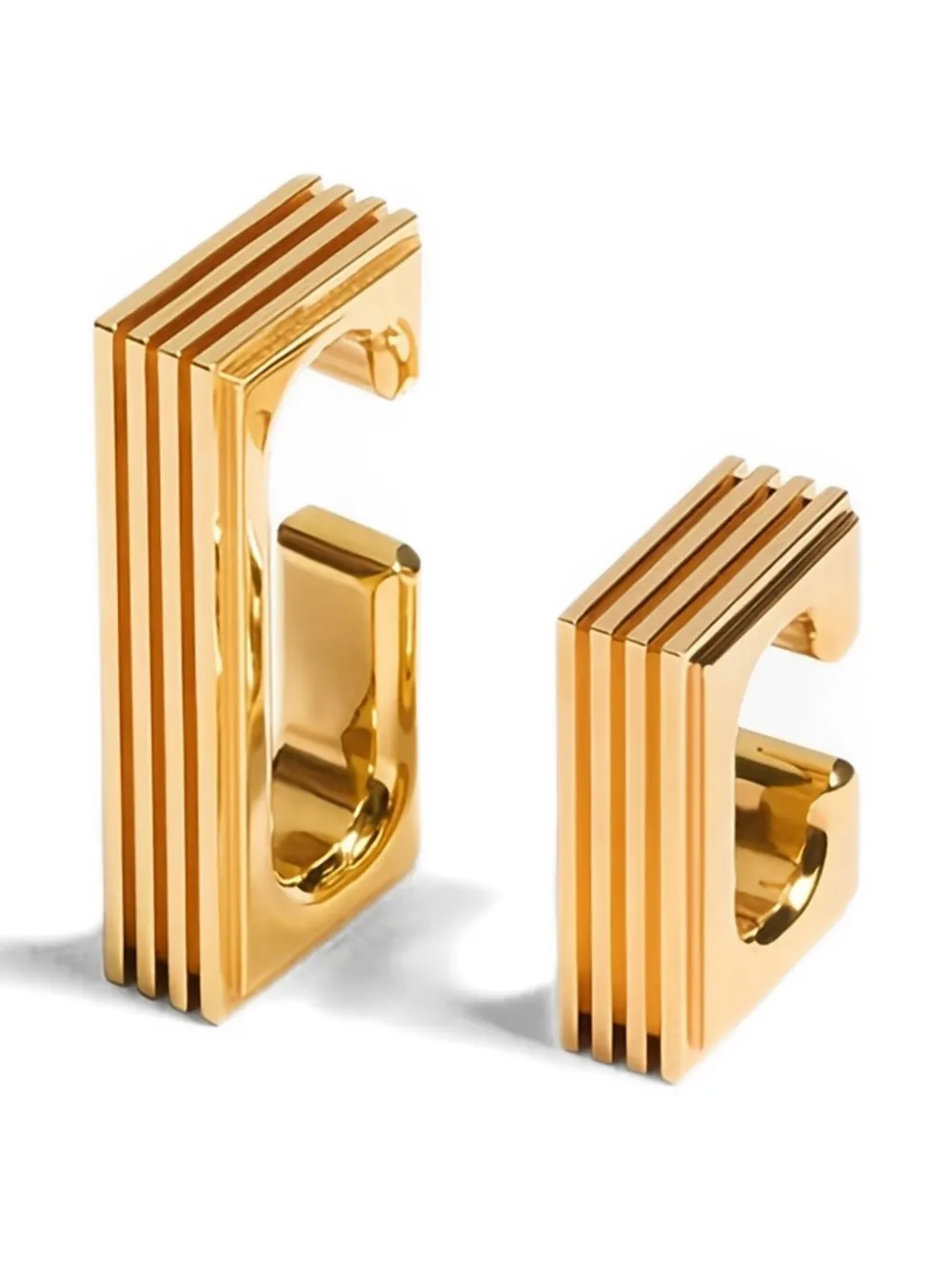 Khaite Empire Ear Cuffs In Gold