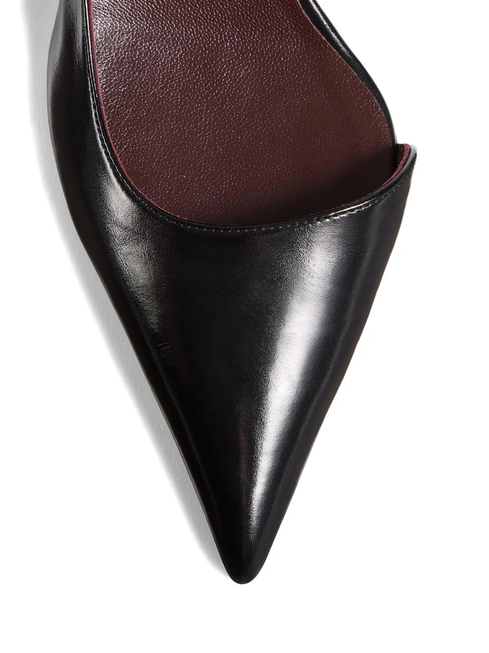 Khaite 45mm Jett D'orsay Heeled Pumps In Black