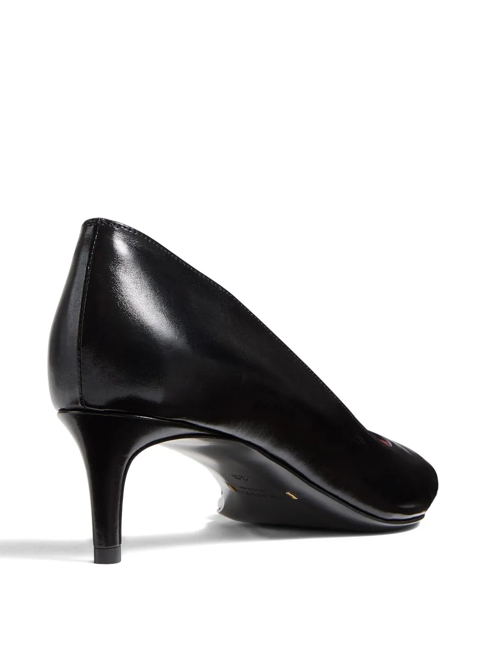 Khaite 45mm Jett D'orsay Heeled Pumps In Black
