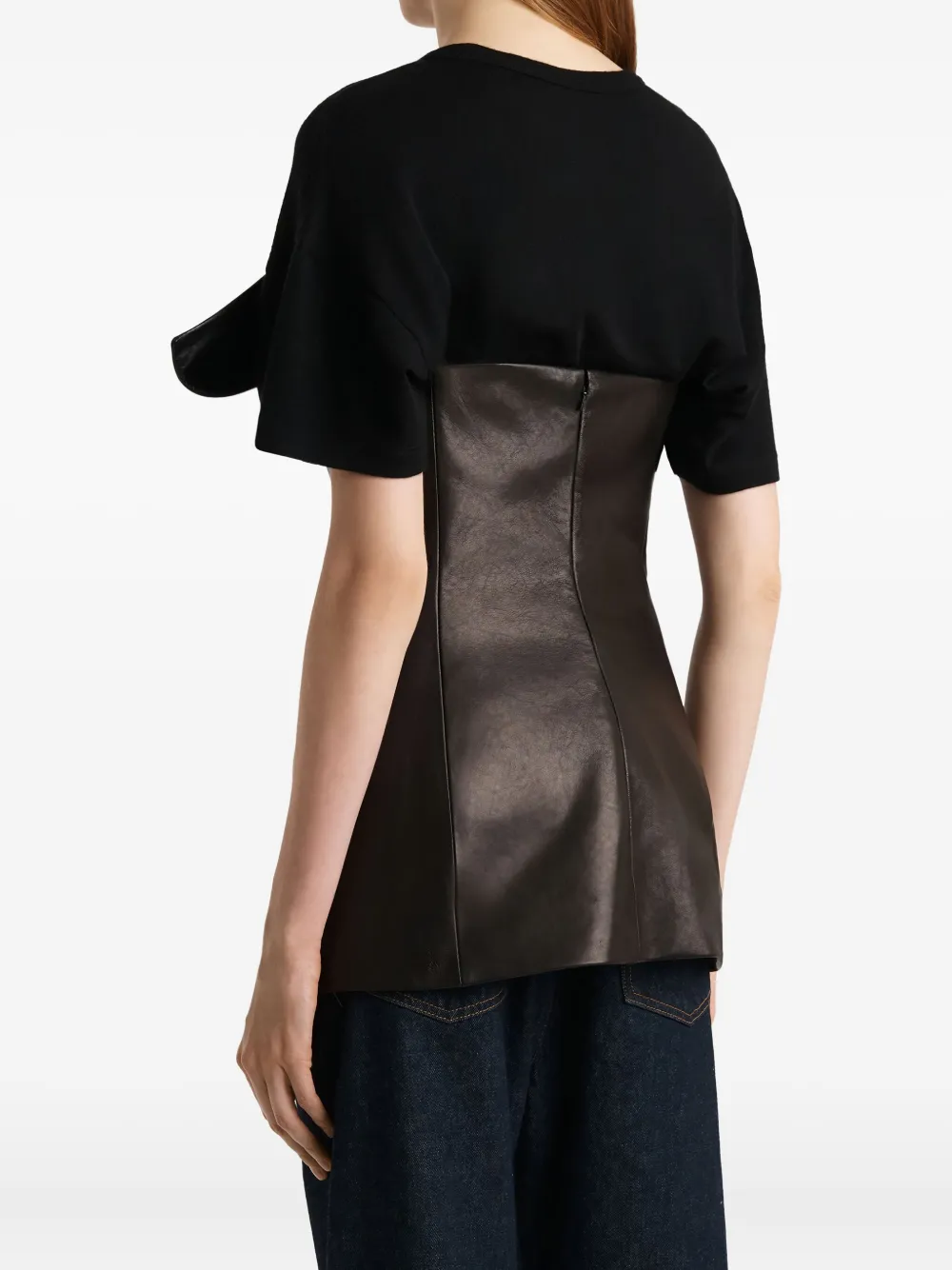 Khaite Asymmetric Top In Black