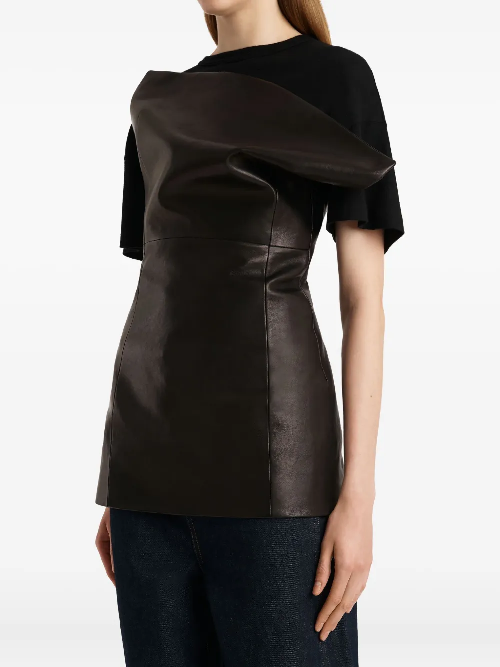 Khaite Asymmetric Top In Black