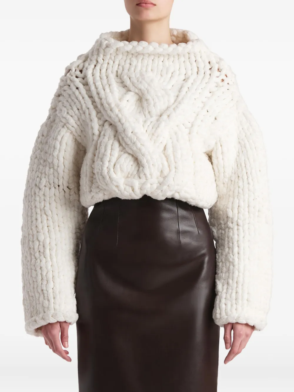 Khaite Ninel Sweater In White