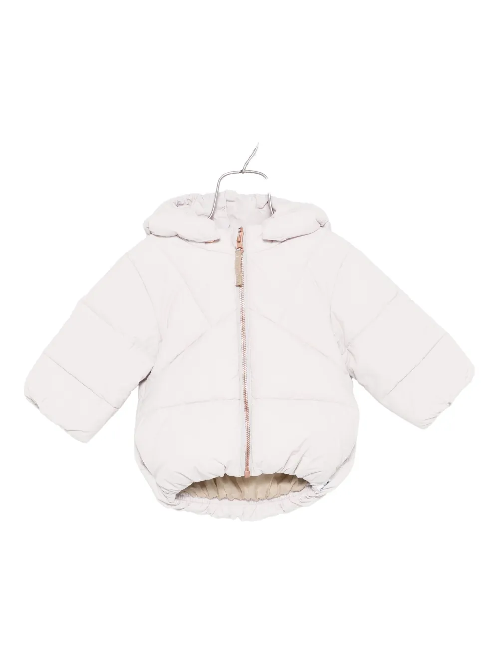Molo Hooded Quilted Jacket In White