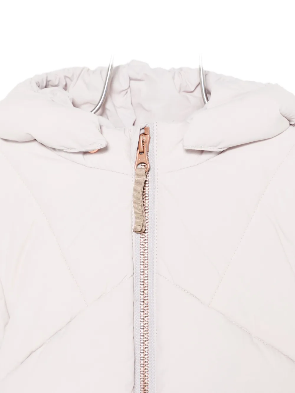 Molo Hooded Quilted Jacket In White