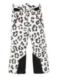 Molo leopard-print zip pants - White