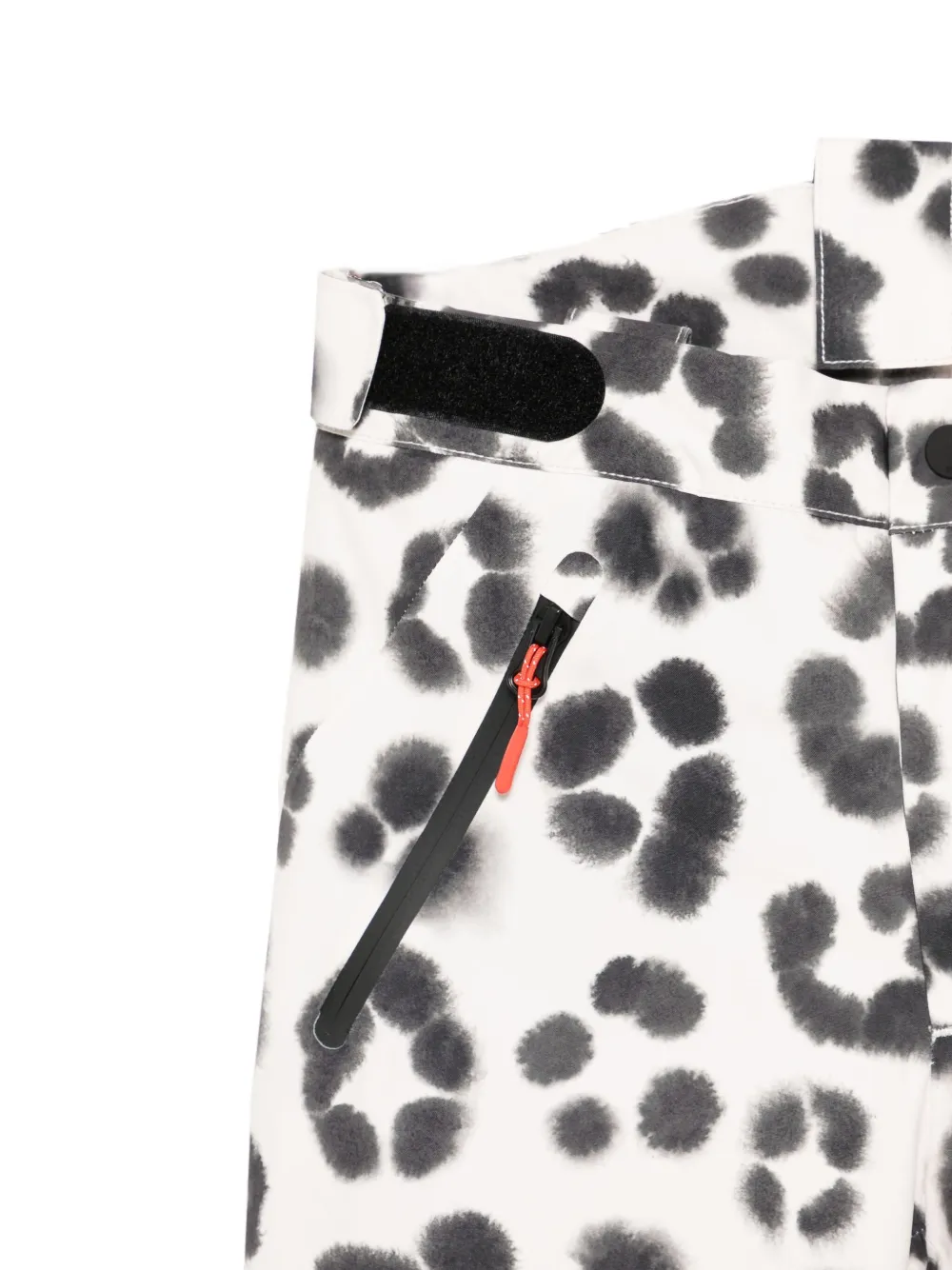 Molo Broek met luipaardprint en rits Wit