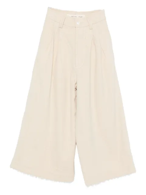 A Tentative Atelier virgin wool-blend trousers