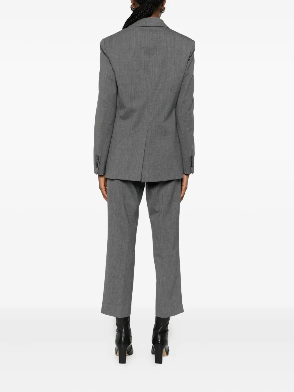 Jucca Double-breasted Suit In Gray