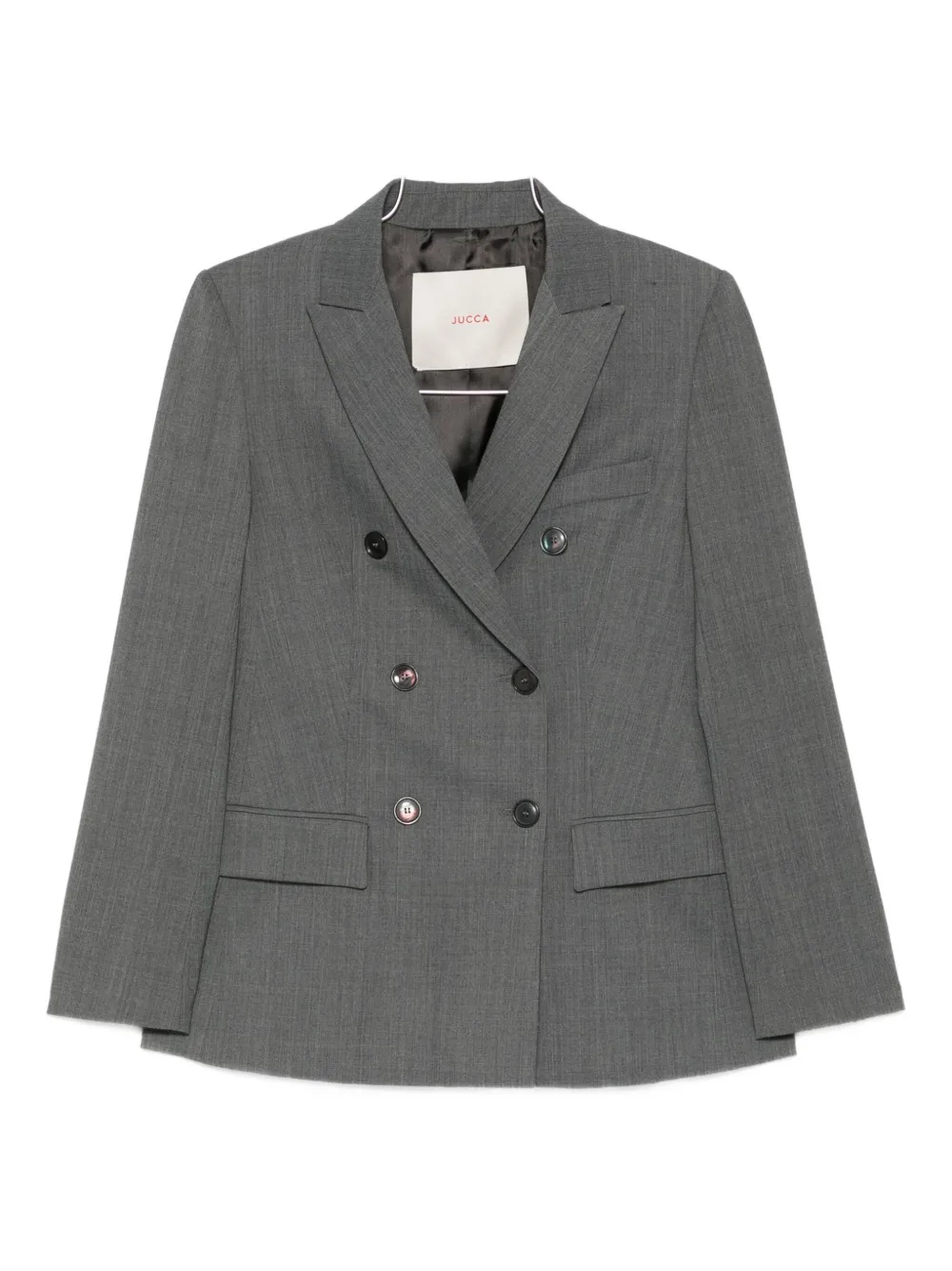 Jucca Double-breasted Suit In Gray