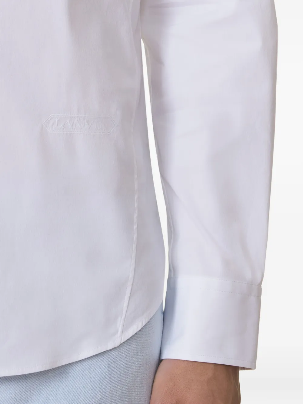 Lanvin Katoenen overhemd Wit