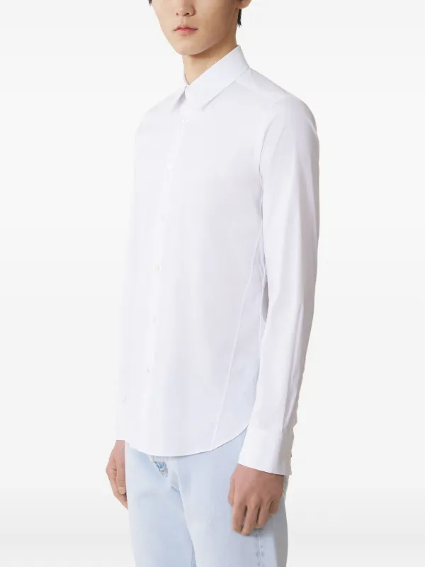 lanvin dress shirt Lanvin - Long-sleeved Shirt In Cotton For Boys - Blue