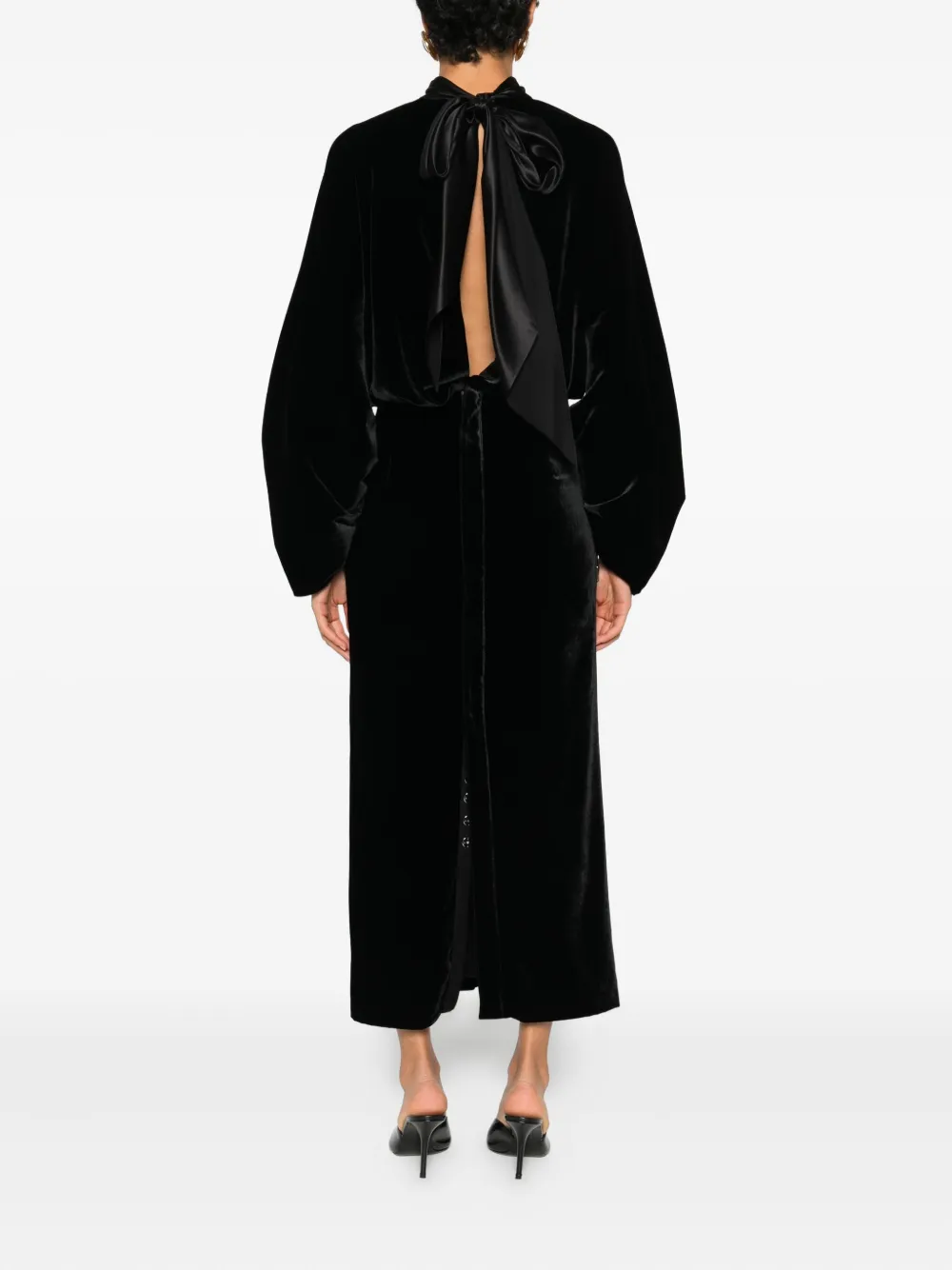 Lanvin Gesmockte jurk Zwart