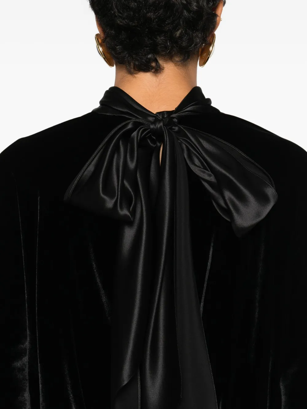 Lanvin Gesmockte jurk Zwart