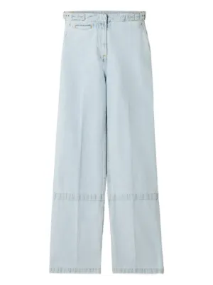 Jil Sander ドローストリング リネンカーゴパンツ | ブルー | FARFETCH JP