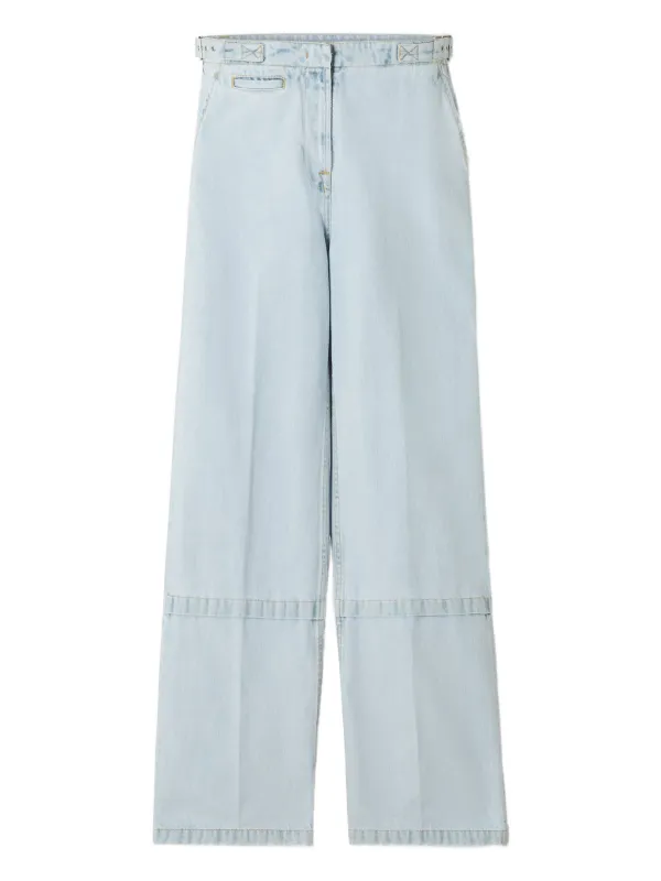 Lanvin Panelled Trousers in Blue
