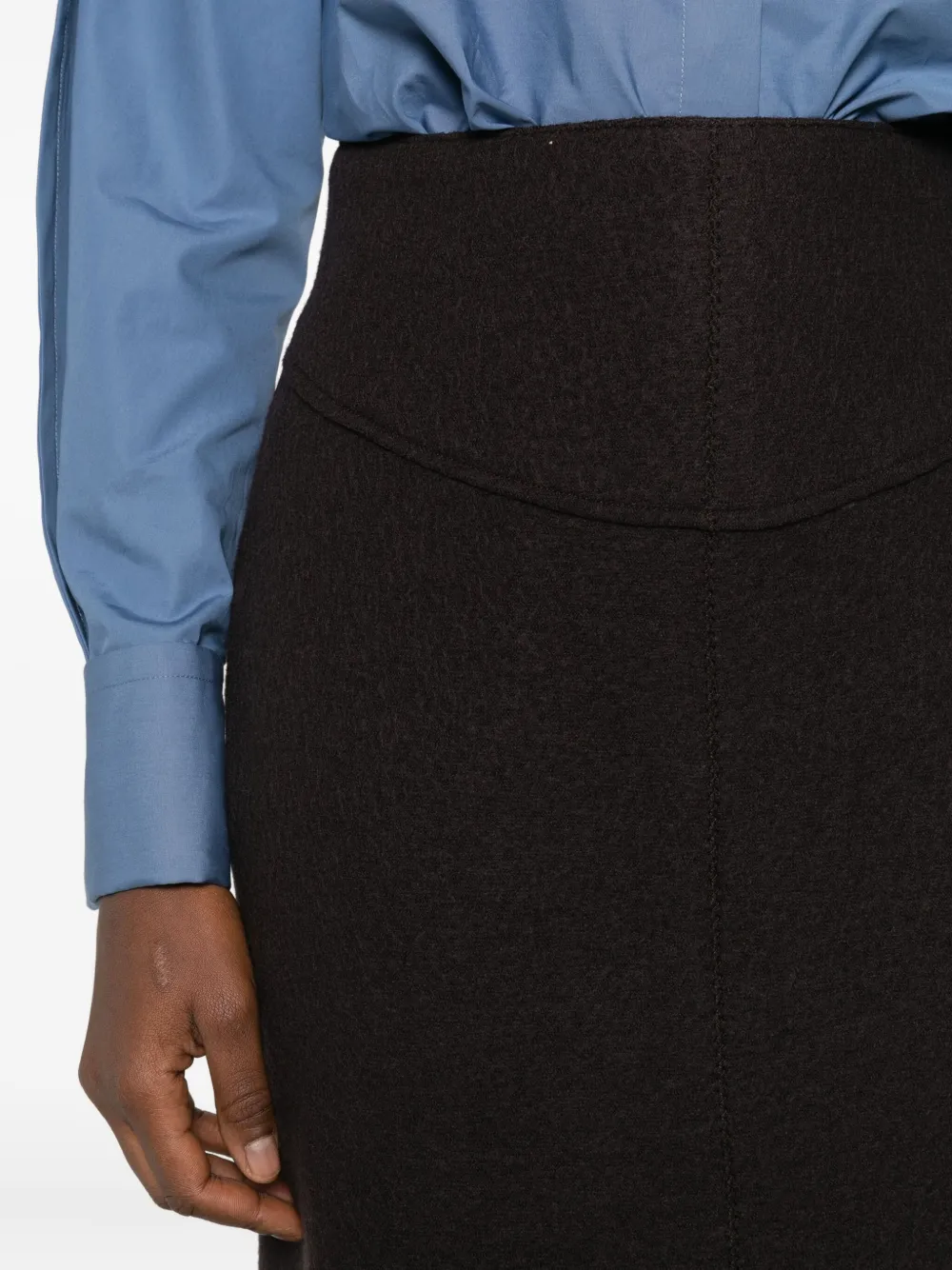 Lanvin High waist rok Bruin