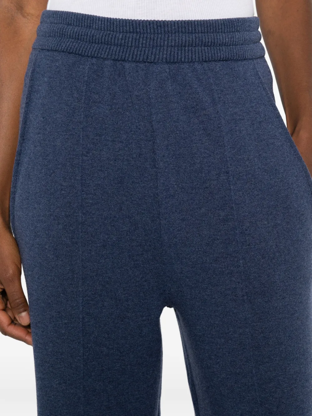 Lanvin Knitted Trousers In Blue