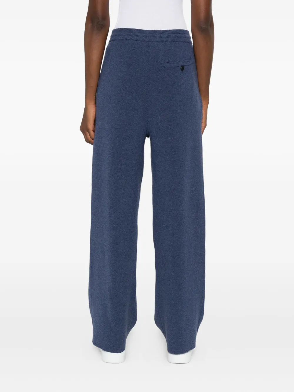 Lanvin Knitted Trousers In Blue