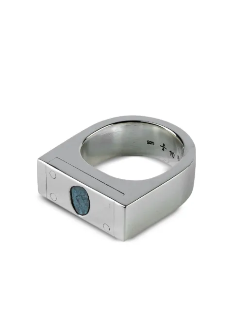 Parts of Four anillo Plate con diamante