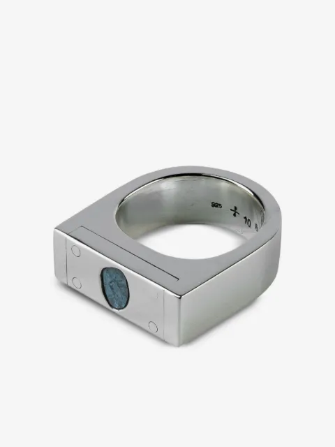 Parts of Four anillo Plate con diamante