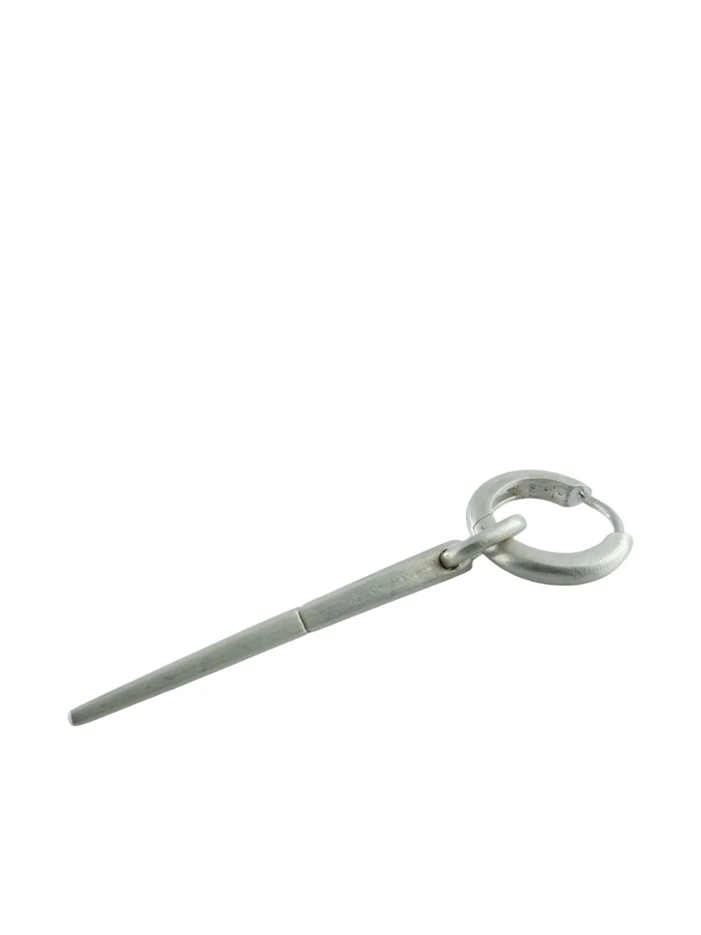 Parts Of Four V2 Hoop Earring In Silver