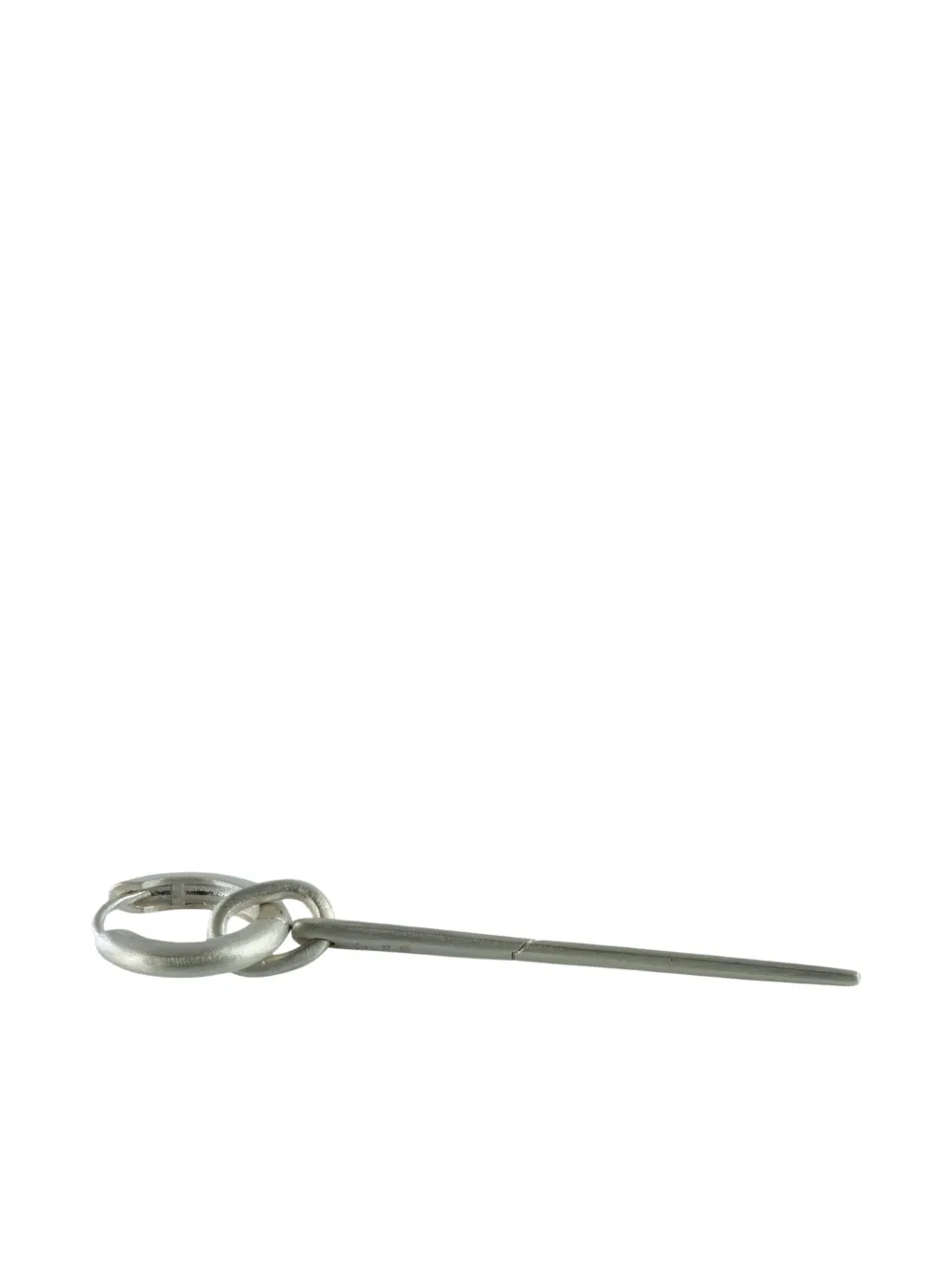 Parts Of Four V2 Hoop Earring In Silver