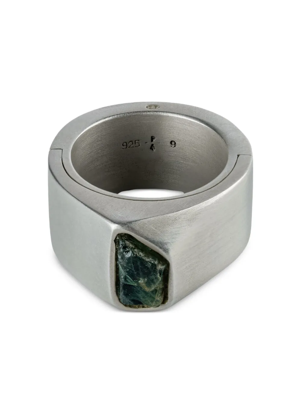 Parts of Four anillo Sistema con zafiro | plateado | Image 1