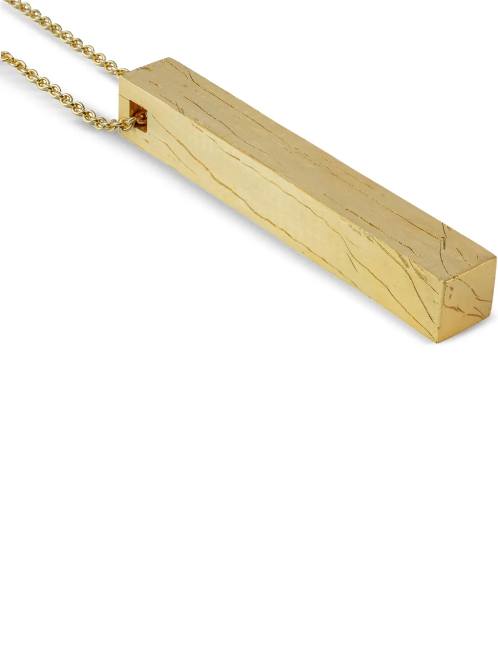 Parts of Four Cuboid necklace | Gold | Image 1
