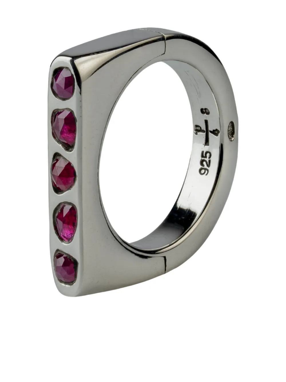 Parts Of Four Sistema Ring Mit Rubin In Metallic