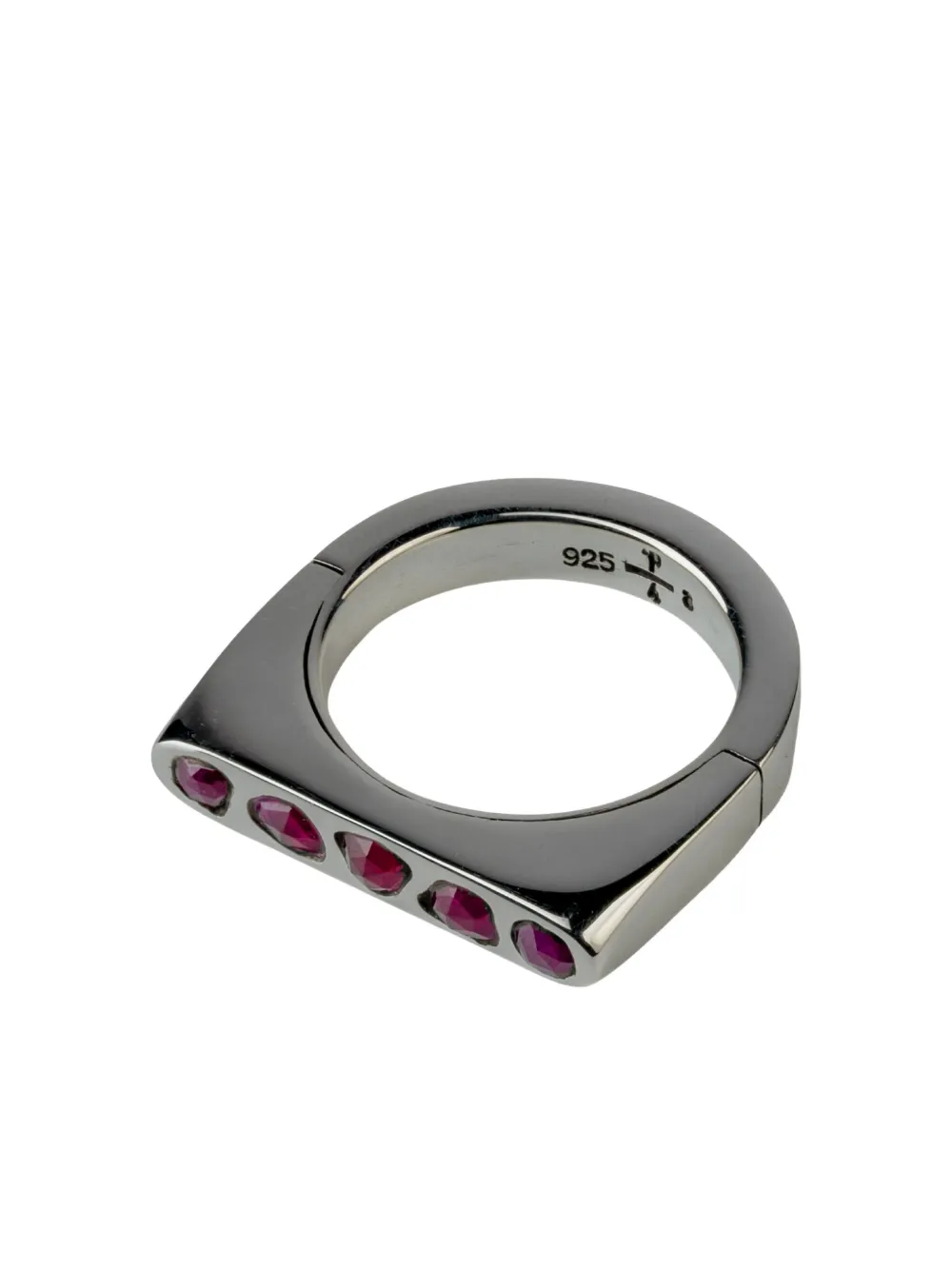 Parts Of Four Sistema Ring Mit Rubin In Metallic