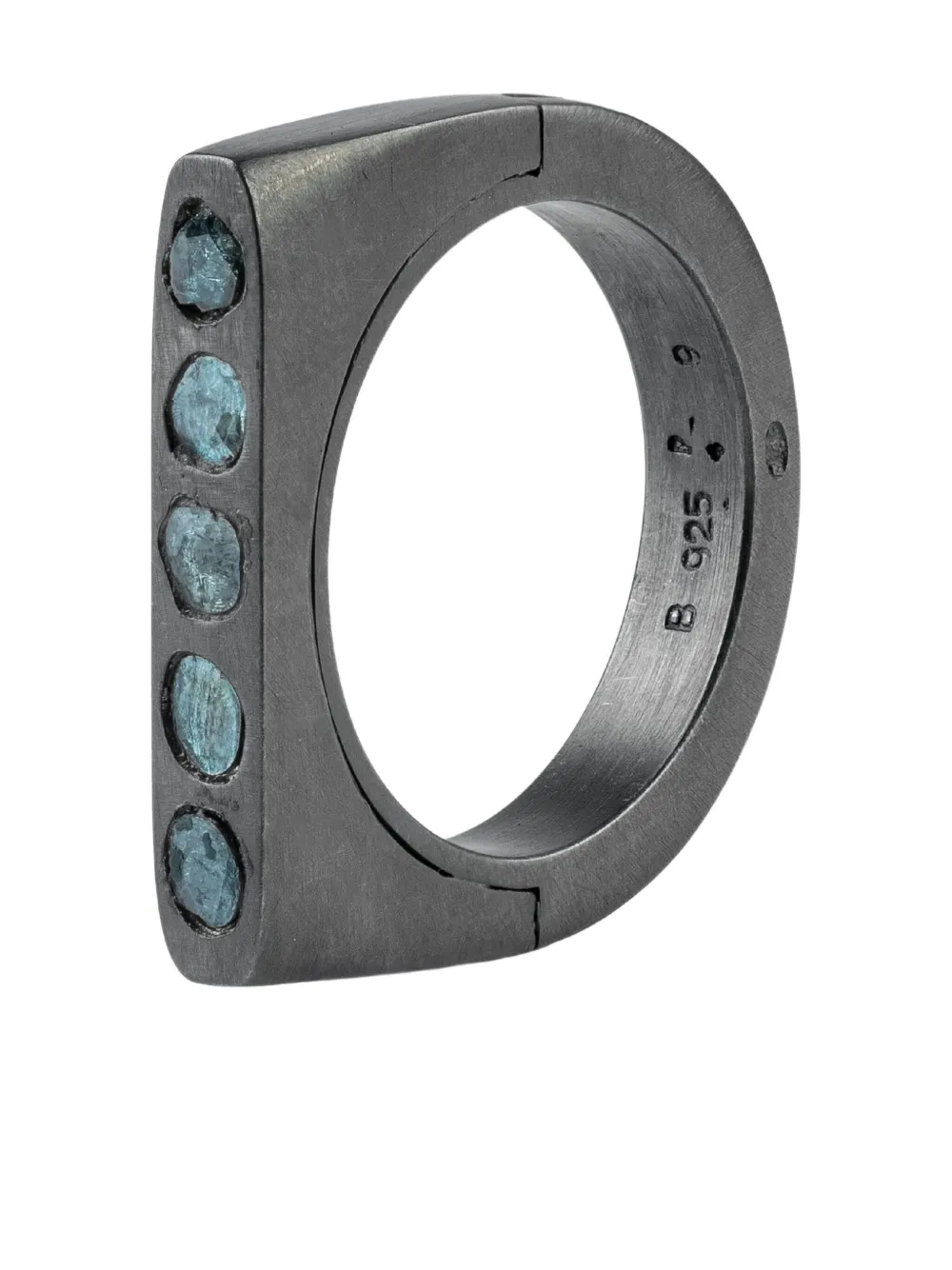 Parts Of Four Sistema Ring Mit Diamant In Black