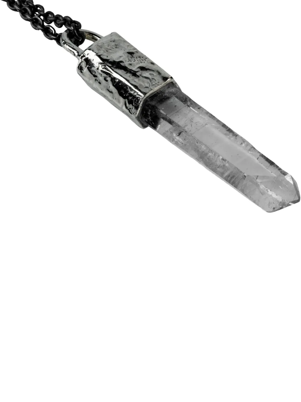 Parts Of Four Oxidierte Talisman Halskette In Silver