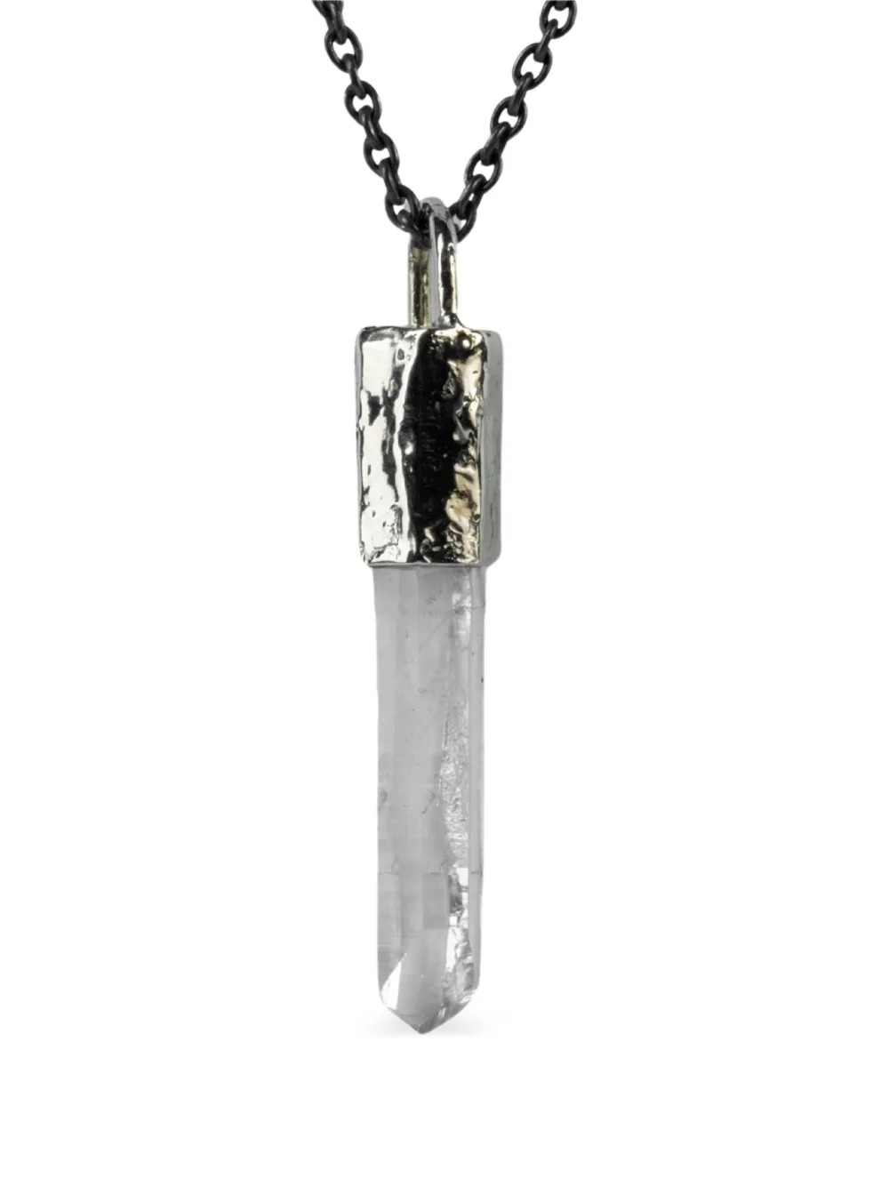 Parts Of Four Oxidierte Talisman Halskette In Silver