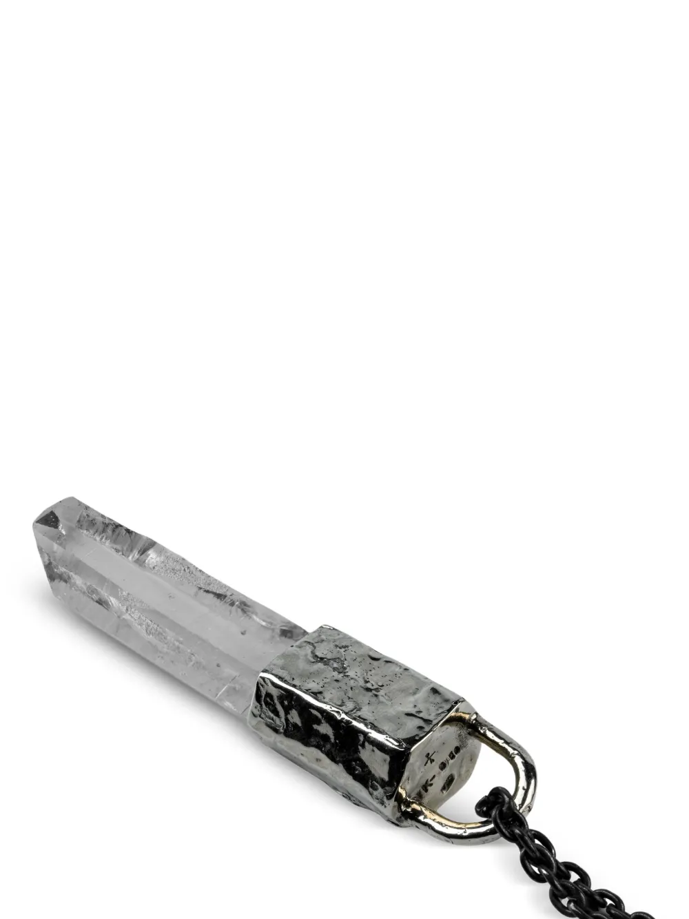 Parts Of Four Oxidierte Talisman Halskette In Silver