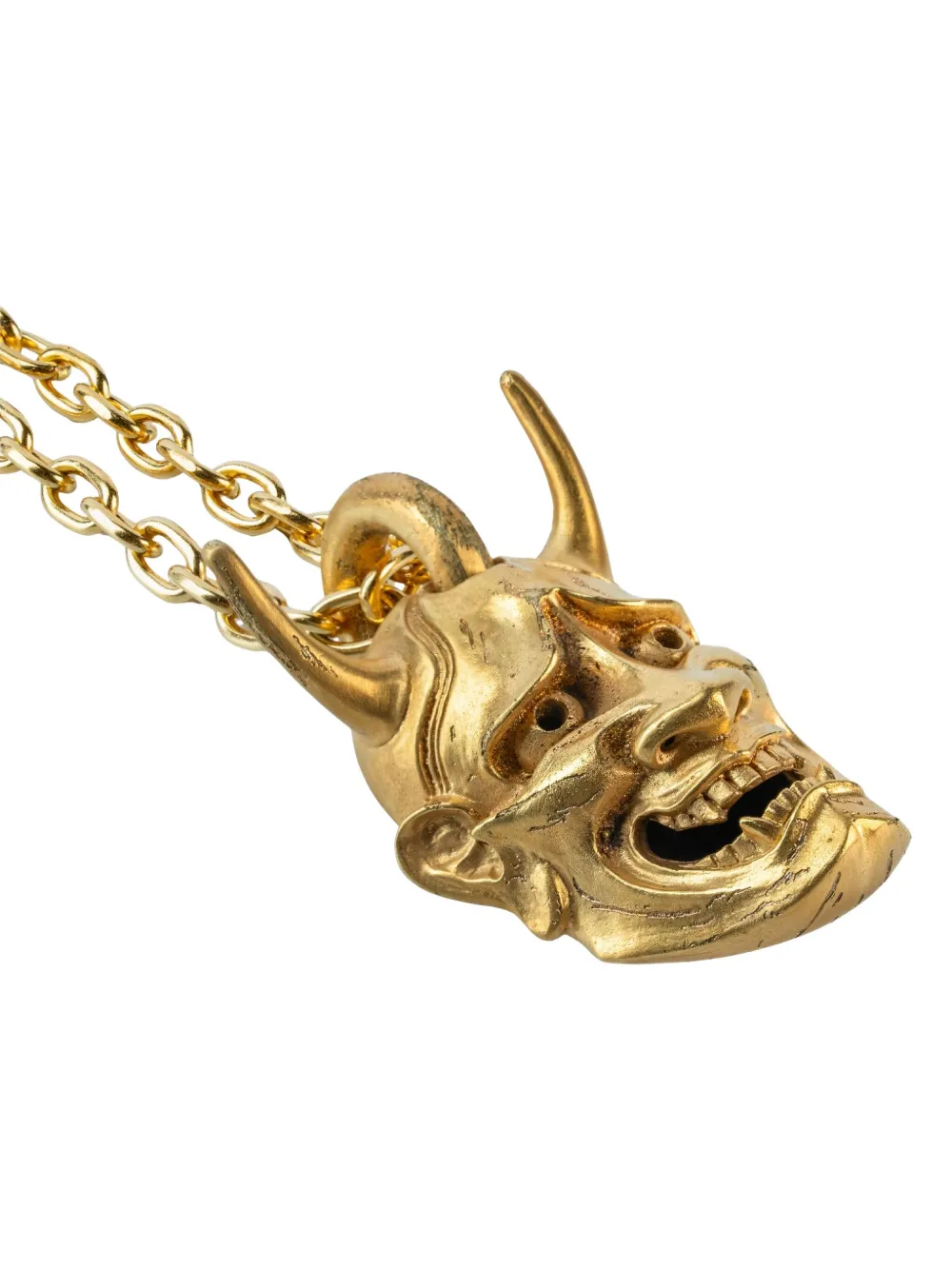 Parts Of Four X Dualflow Hannya Necklace In Gold
