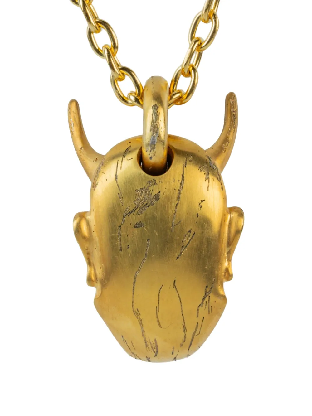 Parts Of Four X Dualflow Hannya Necklace In Gold