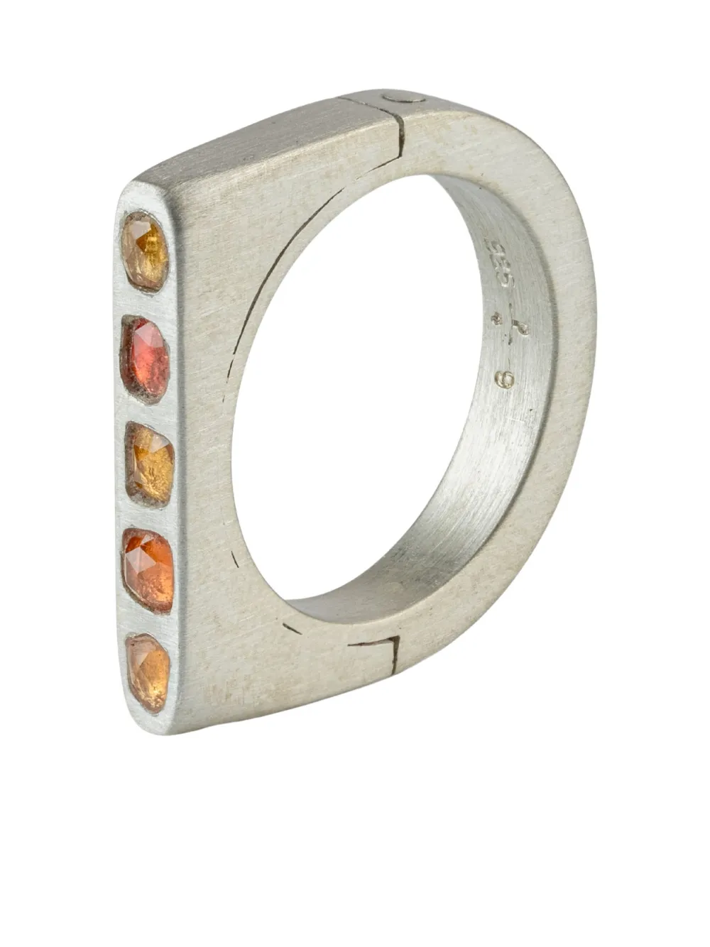 Parts Of Four Sistema Ring Mit Rosa Saphir In Metallic