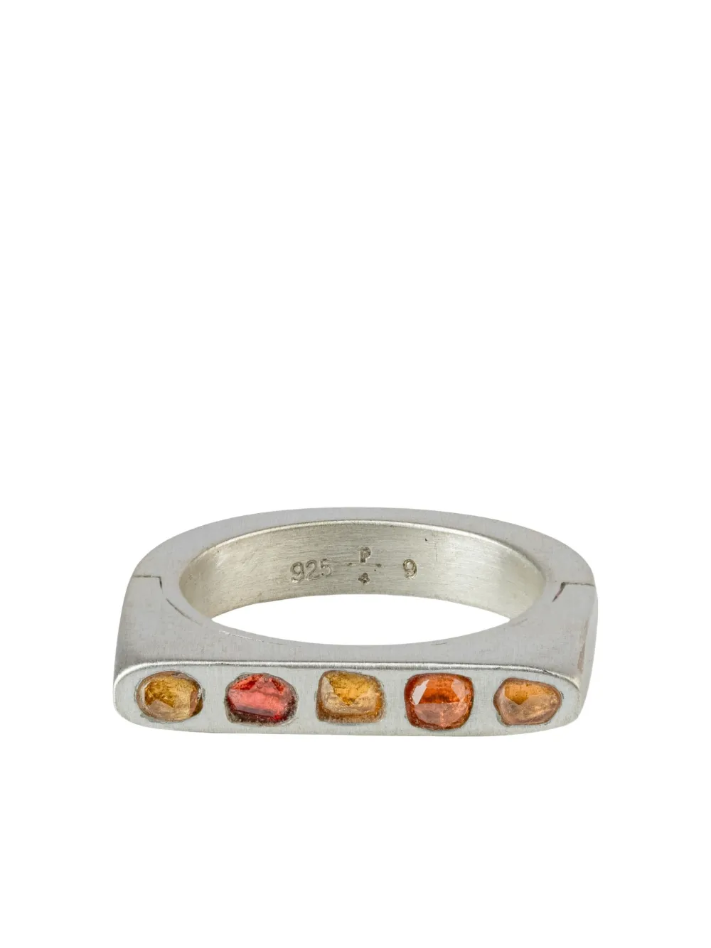 Parts Of Four Sistema Ring Mit Rosa Saphir In Metallic