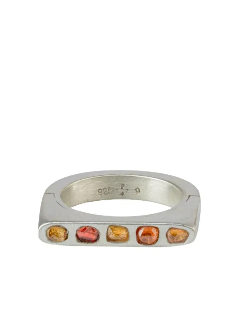 Parts of Four Sistema sapphire ring