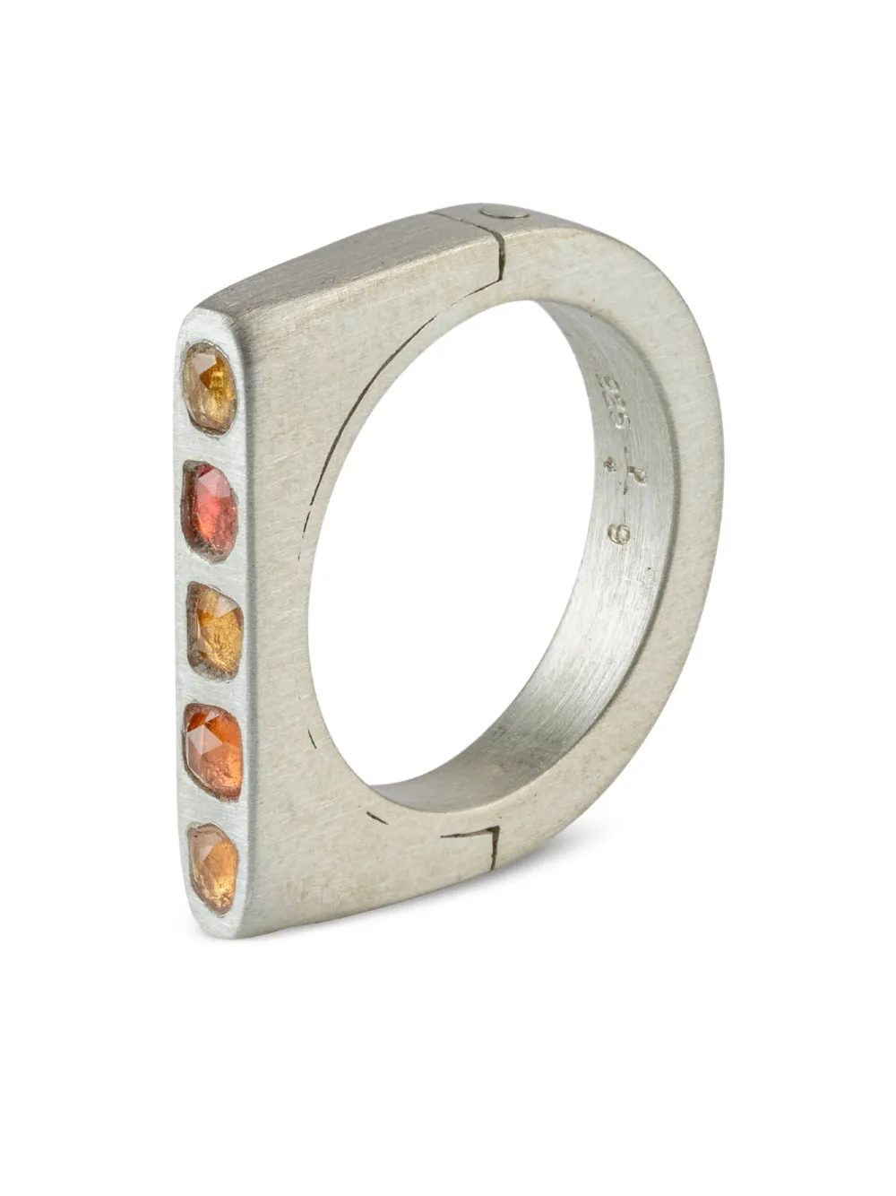  Parts Of Four Sistema Sapphire Ring - Silver 