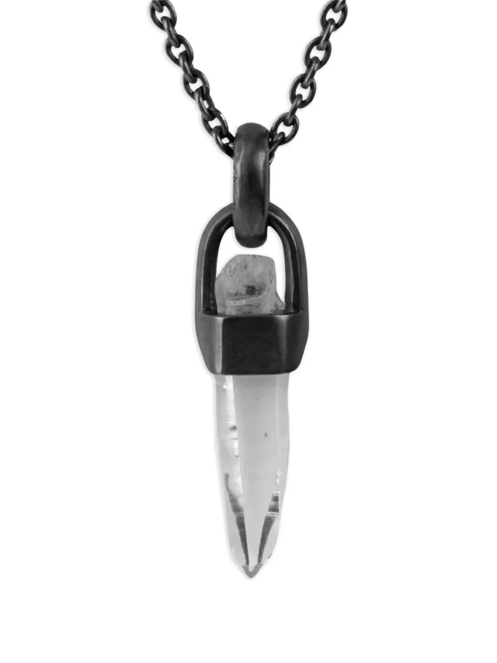 Parts Of Four Halskette Mit Talisman-anhänger Aus Quarz In Black