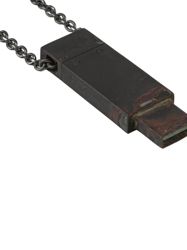 Parts Of Four キーチェーン Parts Of Four USB チェーン ネックレス | レッド | FARFETCH JP