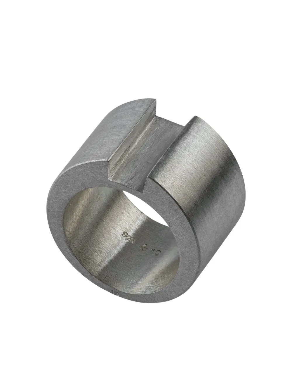 Parts Of Four Crescent Rift Ring In Silver