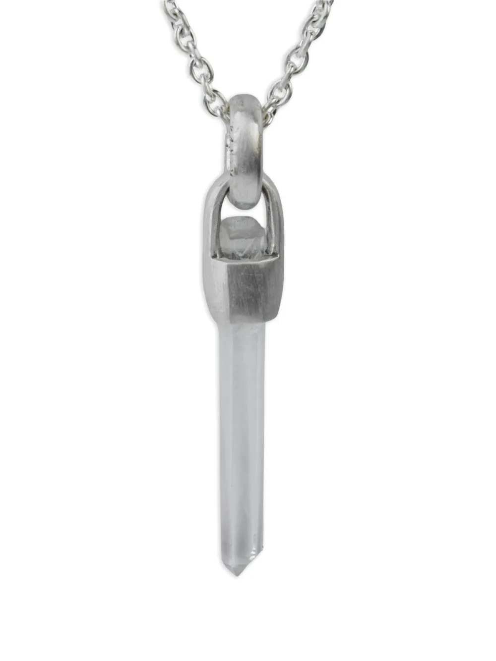 Parts Of Four Halskette Mit Talisman-anhänger Aus Quarz In Metallic