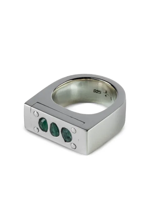 Parts of Four Plate emerald ring