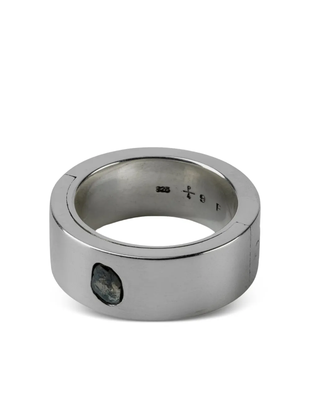 Parts Of Four Sterling Silver Sistema Diamond Ring In Silver