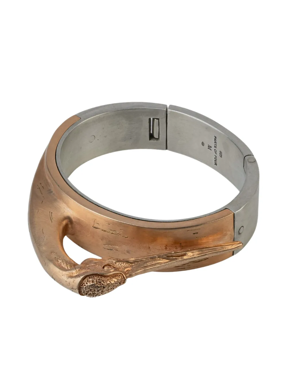 Parts Of Four X Dualflow Sistema Bracelet In Gold