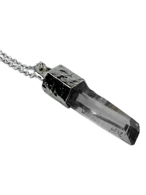 Parts of Four lemurian quartz talisman necklace