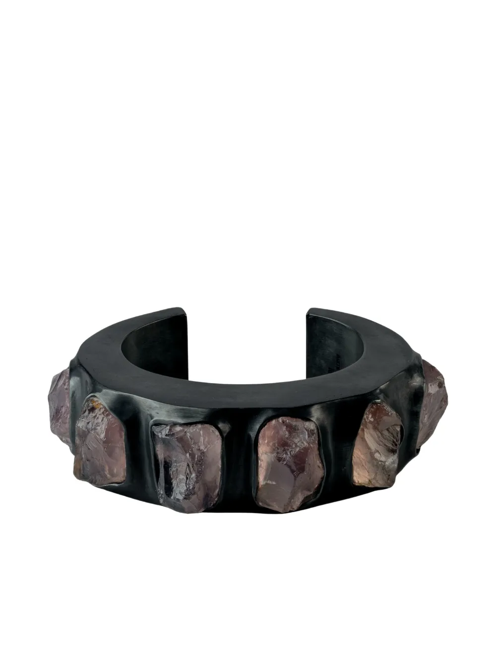 Parts Of Four Crescent Cuff Bracelet In Black